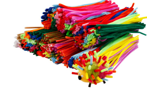 Chenilledraad Creativ Company 30cm dikte 4, 6, 9mm 700 stuks assorti
