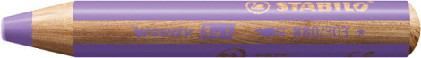 Kleurpotloden STABILO 880 woody 3 in 1 multitalent pastel lila
