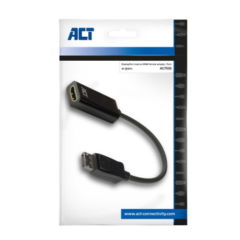 Adapter ACT DisplayPort naar HDMI