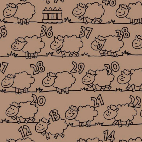 Cadeaupapier 50cm des. 1516 Schapen Tellen