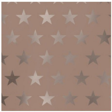 Cadeaupapier 50cm dessin K89541 Ster rose gold
