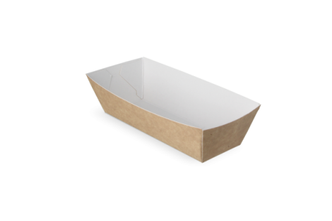 Snackbak Kraft A5 90x70x35mm 100 stuks