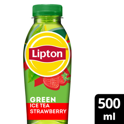Frisdrank Lipton Ice Tea green strawberry petfles 500ml