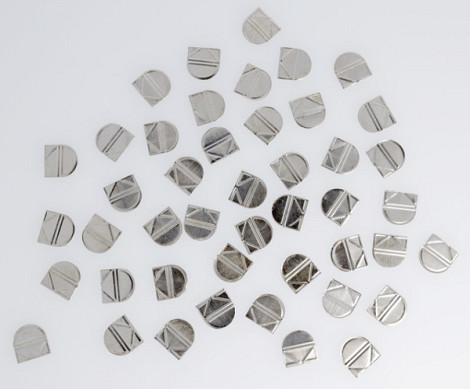 Hoekclips Westcott aluminium zilverkleurig doos à 100 stuks