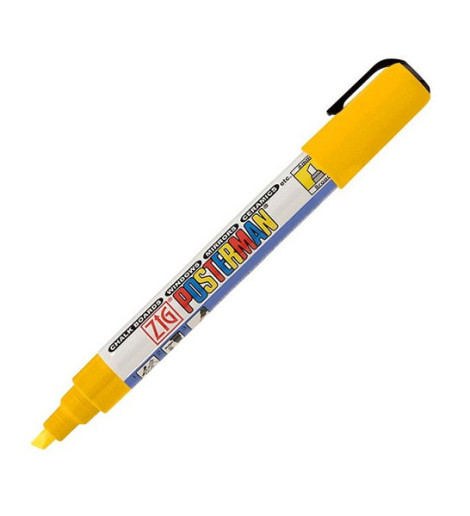 Krijtstift posterman PMA-50 beitelpunt 2-6mm geel