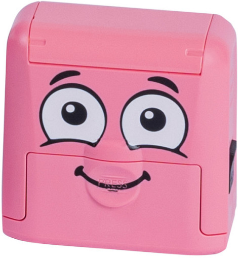 Textielstempel Colop Marky personaliseerbaar roze