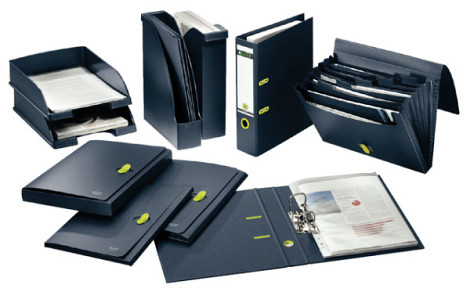 Documentenbox Leitz re:cycle donkerblauw