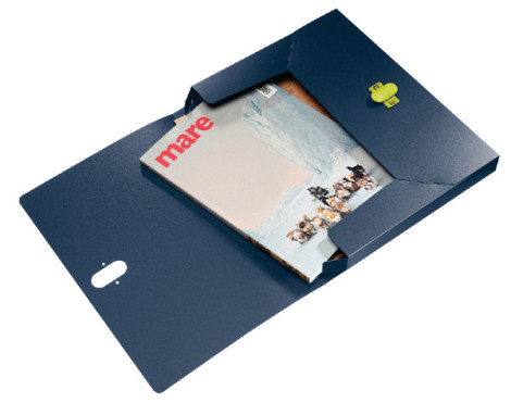 Documentenbox Leitz re:cycle donkerblauw