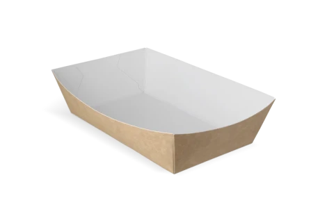 Snackbak Kraft A14 157x88x35mm 100 stuks