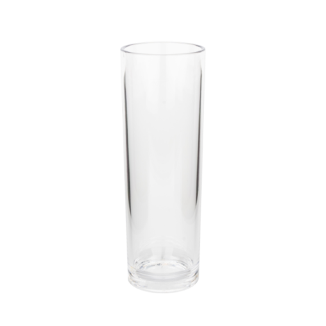 Kunststof Longdrink glas 220cc Transparant PER STUK