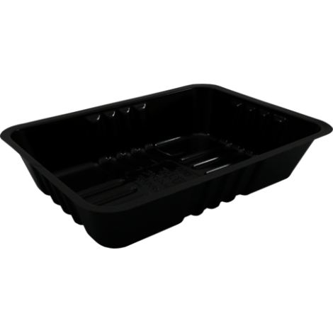 Bakje PS A50-30 204x144x39mm ZWART 1000 stuks