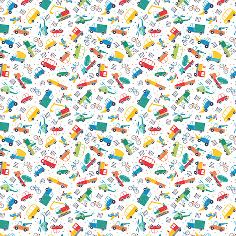 Cadeaupapier 50cm dessin 492 auto's