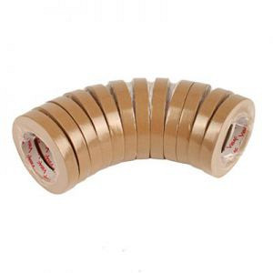 Tape - 19mmx50mtr Eco masking / schilderstape bruin PER STUK