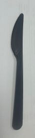 Plastic PP MES 19.5cm herbruikbaar ZWART 50 stuks
