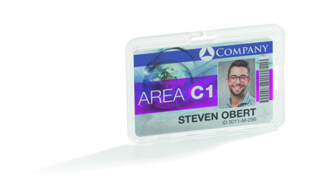 Badge Durable permanent voor 1 kaart 10 stuks