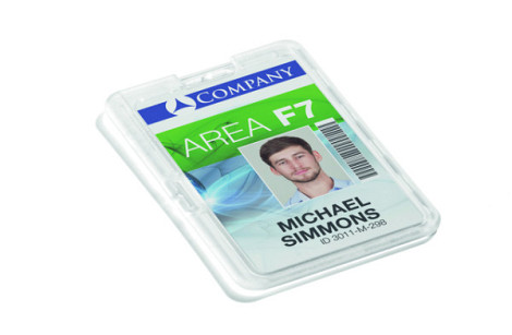 Badge Durable permanent voor 1 kaart 10 stuks