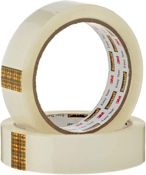 Plakband Scotch 508 25mmx66m transparant 6 rollen