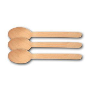 Houten lepel 165mm 100% FSC 200 stuks