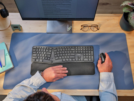 Toetsenbord Trust Keyra Ergo Multi draadloos