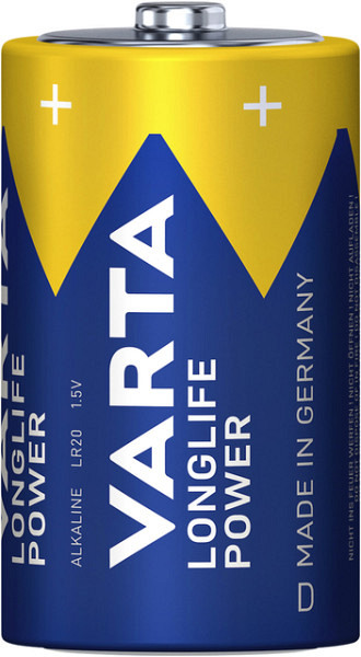 Batterij Varta Longlife Power 2x D