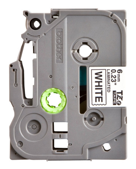 Labeltape Brother P-touch TZe-211 standaard 6mm zwart op wit