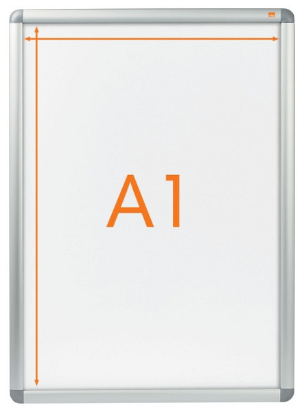 Kliklijst Nobo Essence A1 84,1x59,4cm aluminium