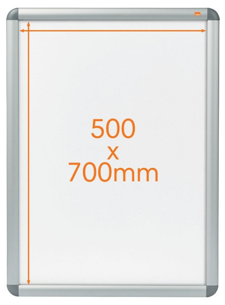 Kliklijst Nobo Premium Plus 70x50cm aluminium