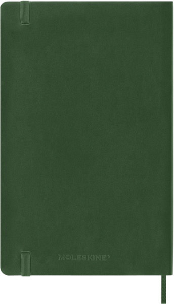 Notitieboek Moleskine large 130x210mm lijn soft cover myrtle green