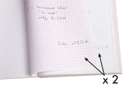 Kasboek Exacompta Manifold ontvangstbewijs dupli 50vel NL