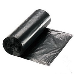 Vuilniszak hdpe 60x80cm zwart 25mu - set 20st