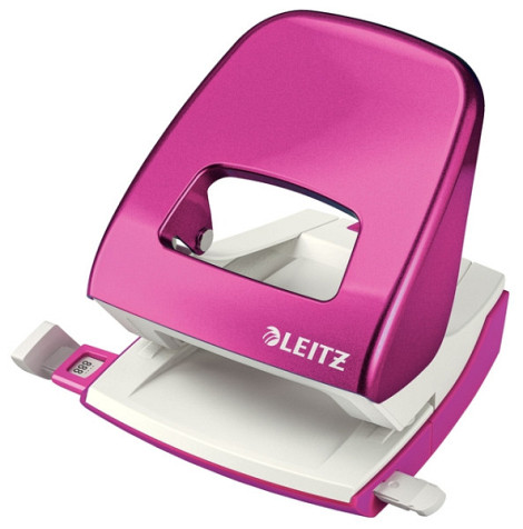Perforator Leitz WOW 5008 Nexxt metaal 30 vel roze
