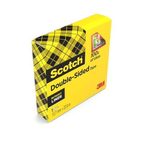 Plakband Scotch 665 12mmx22.8m dubbelzijdig