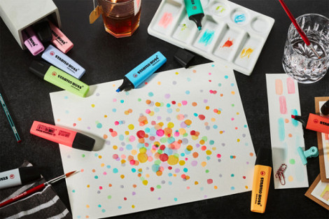 Markeerstift STABILO BOSS Original 70/15 pastel assorti deskset à 15st