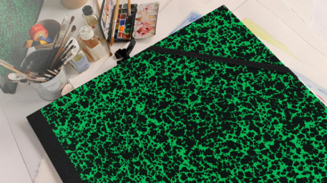 Tekenmap Canson Studio Annonay elastieksluiting 520x720mm groen