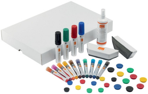 Whiteboard accessoire kit Nobo Move & Meet 37 stuks