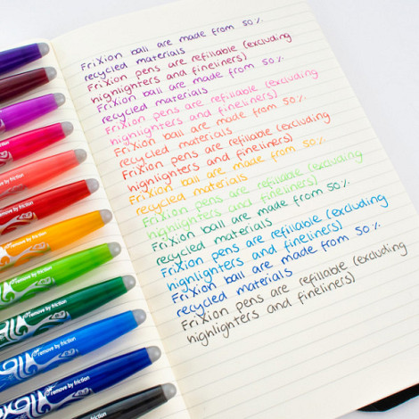 Rollerpen PILOT friXion medium lichtgroen blister à 1 stuk