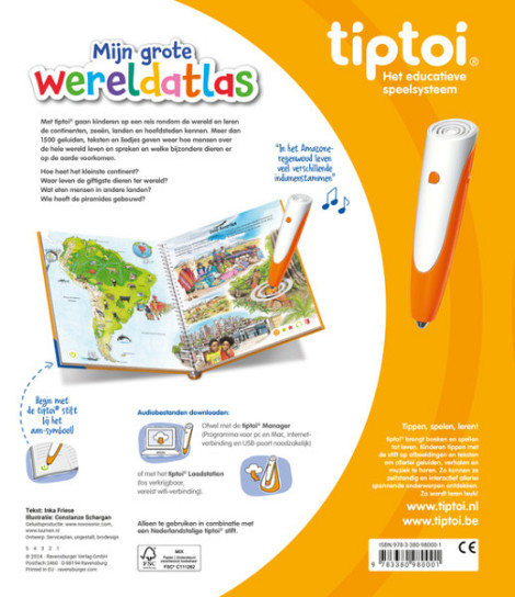 tiptoi® De wereldatlas