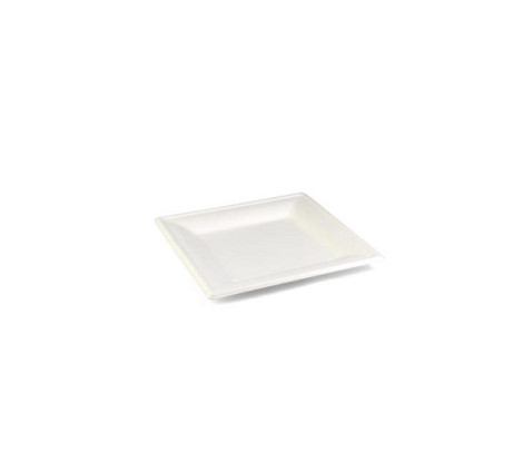 Senza suikerriet bord vierkant 200 x 200 x h16 mm krimp à 40 stuks