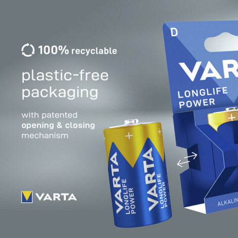Batterij VARTA Longlife Power 2x D