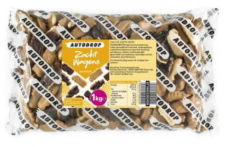 Autodrop zacht wagens zak 1 kilogram