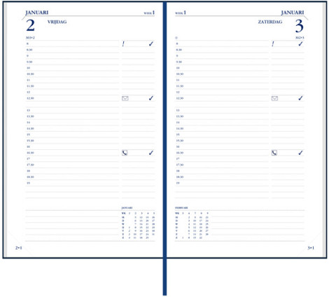Agenda 2026 Ryam Commercial Mundior 1dag/1pagina zwart