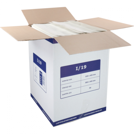 Luchtkussenenvelop I/19 445x300mm wit 50 stuks