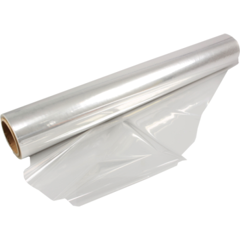 Folie rol opp25mu 60cm x 50mtr transparant  fruitmandfolie