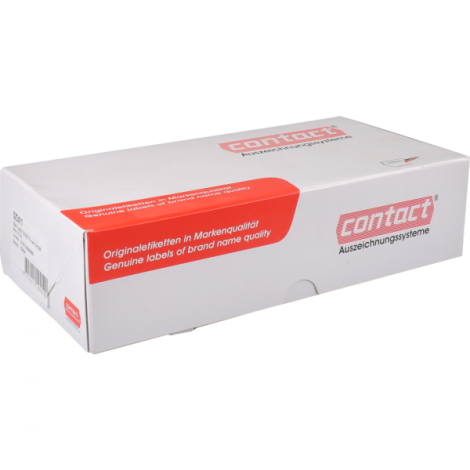 prijsrol Contact permanent G2 26x12mm fluor rood 18x1500 stuks