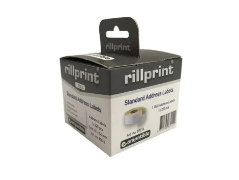 Rillprint Dymo Compatible BadgeLabel 99014 54x101mm