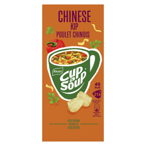 Cup-a-Soup Knorr Chinese kip 21x175ml