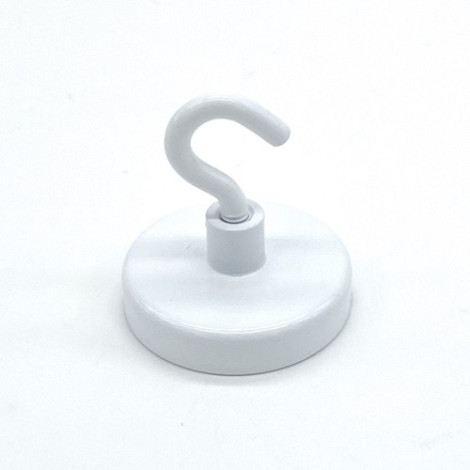 Plafond-magneet met haak wit 16mm 1,5kg