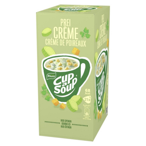 Cup-a-Soup Knorr prei-crème 21x175ml