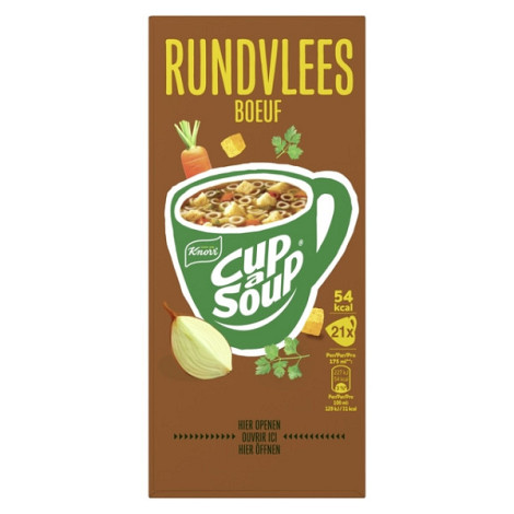 Cup-a-Soup Knorr rundvlees 21x175ml