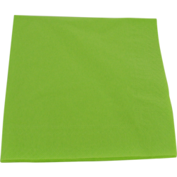 Servetten 33x33cm 2 laags 100 stuks lime groen